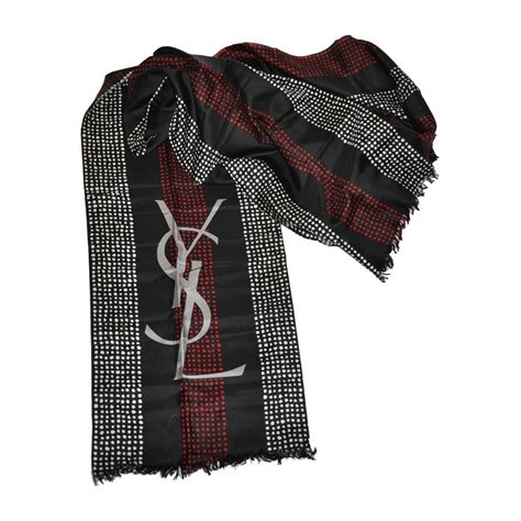 шарф ysl|YSL silk scarves.